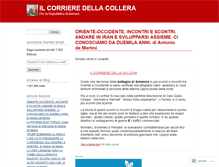 Tablet Screenshot of corrieredellacollera.com